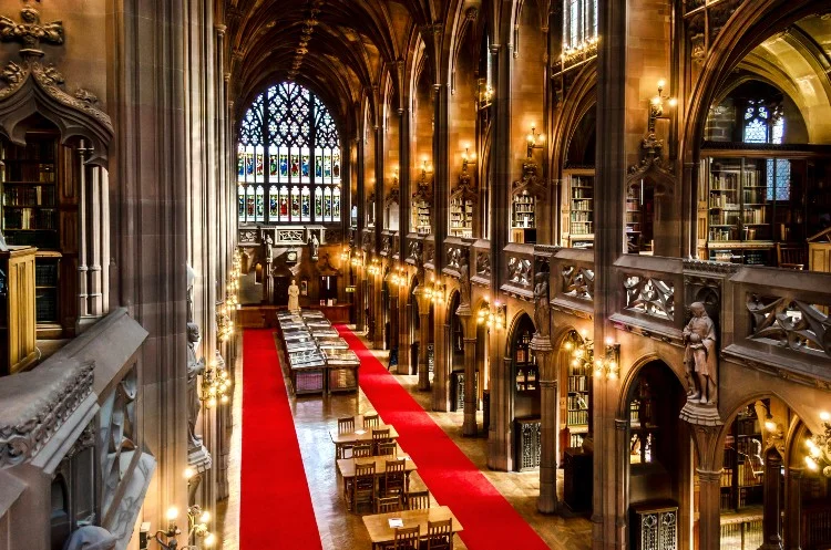 Image of inside John Rylands Library