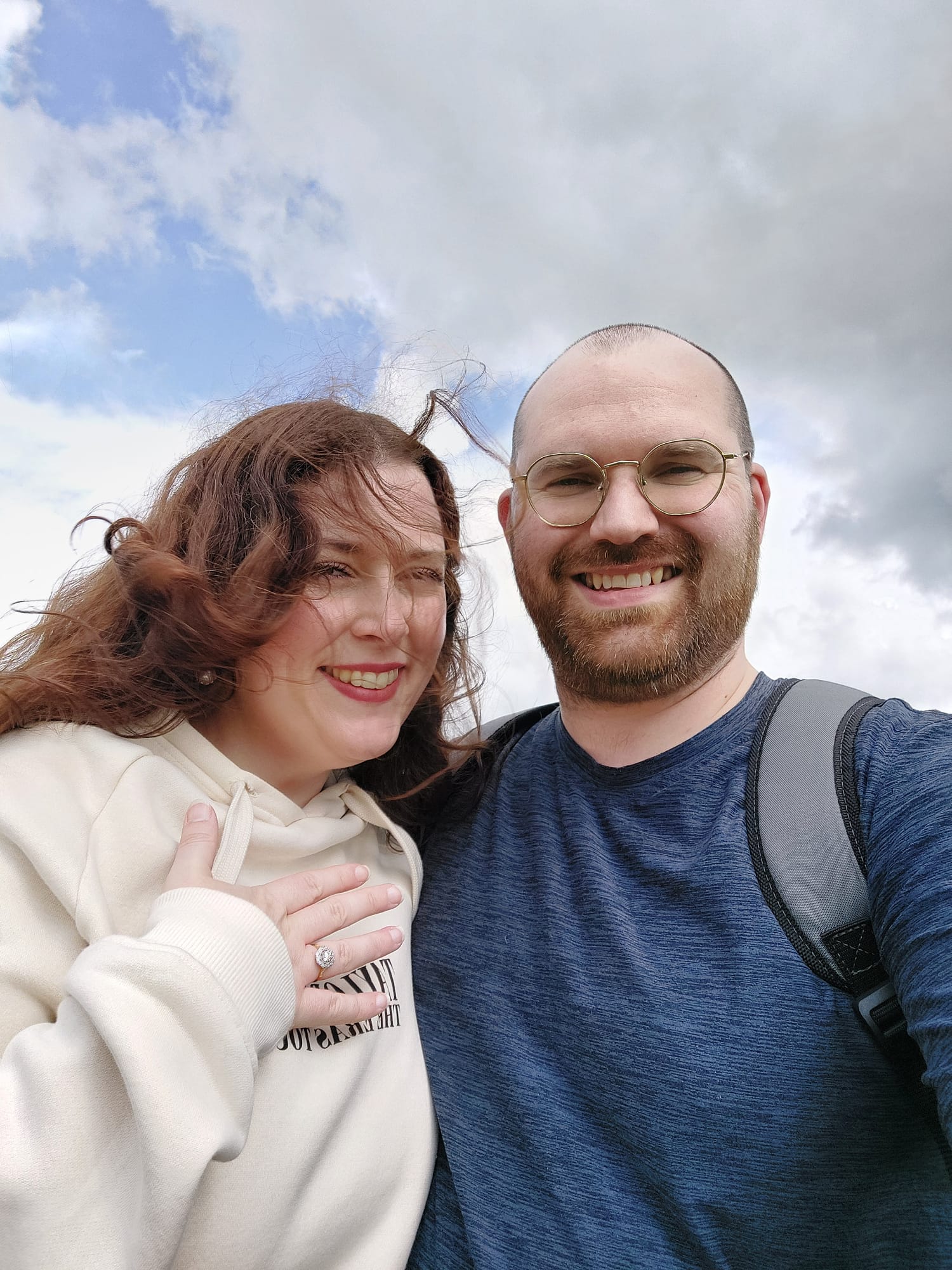 Laura & Bob's engagement photo